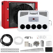 12V Universal Air Conditioner A/C Kit for Car Cab Bus RV Semi Trucks 11000 BTU