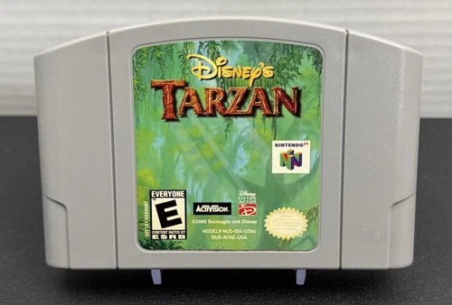 Disney's Tarzan (Nintendo 64, 2000) N64 Cart Only Authentic Tested