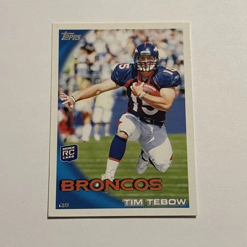 Tim Tebow 2010 Topps Rookie Card #440 Denver Broncos