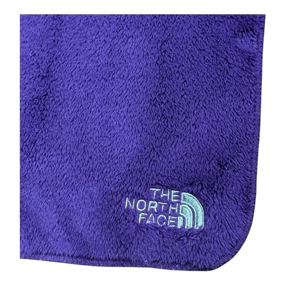 Bufanda The North Face Unisex Púrpura Suave Polar Invierno Cuello Calentador Logo Foto 2 de 4