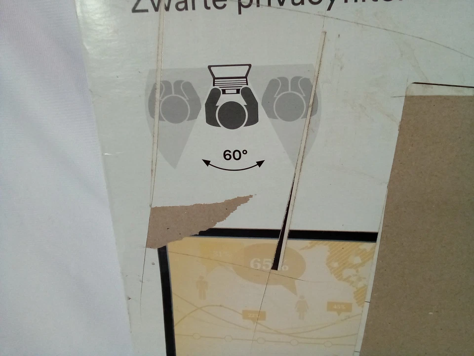 3M Frameless Blackout Privacy Filter for 23  Widescreen Monitor  16:9 - Image 3 of 4