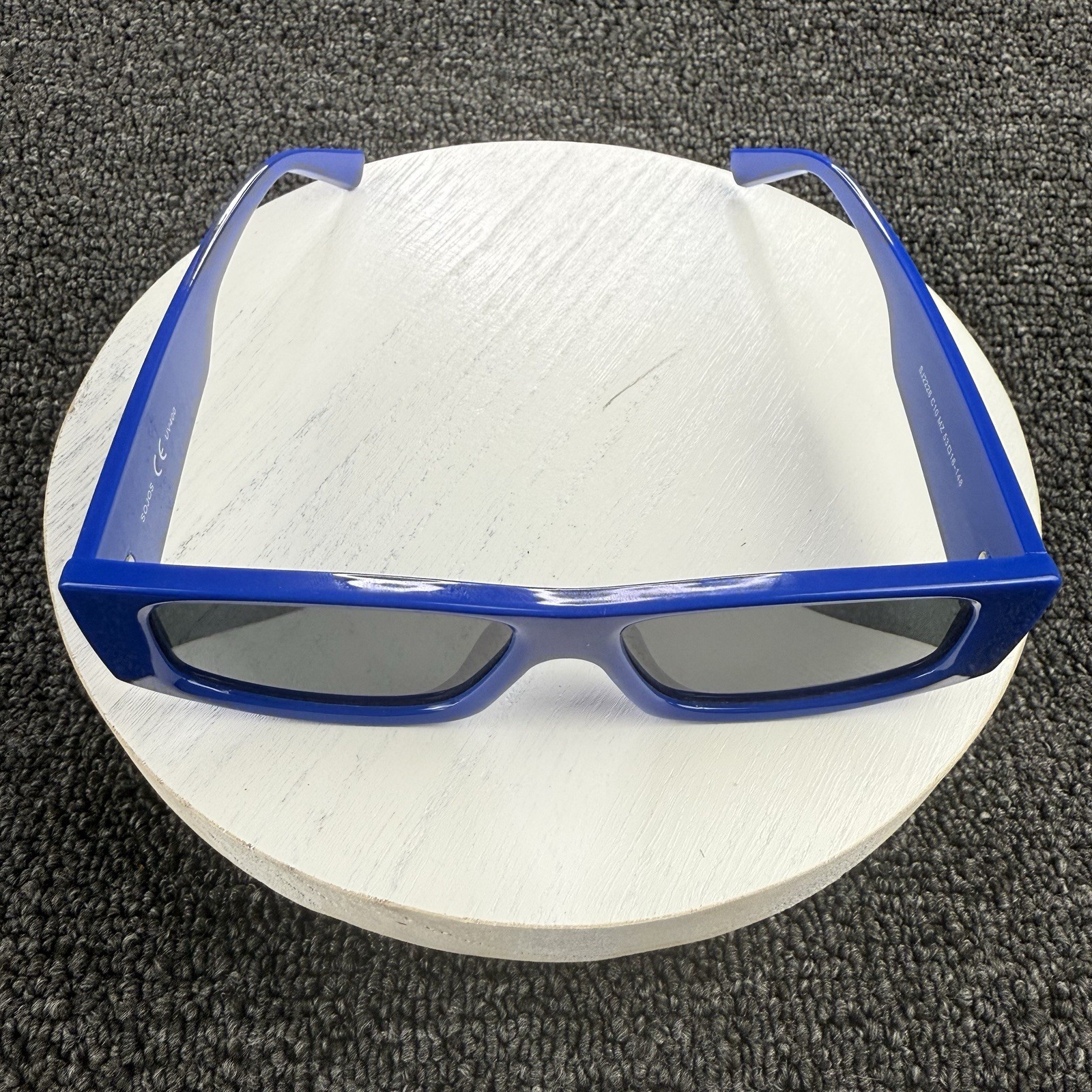 SOJOS Rectangular Sunglasses Frames Blue Glossy F… - image 4