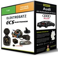 Elektrosatz 7-Pol Spezifisch für Audi A3 Stufenheck (4-TüRer) 09.13-06.16 NEU