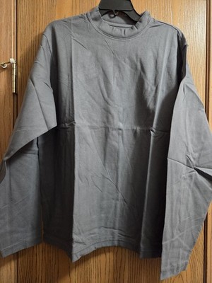 Yeezy X Gap Long Sleeve T-shirt Size M Dark Gray Unisex New Boxy