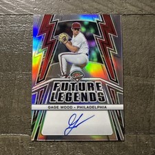 2025 Panini Prospect Edition - Future Legends Signatures Gage Wood #FLS-37 (AU,