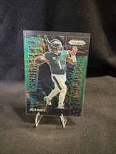2025 Panini Prizm - Fireworks Jalen Hurts #5 Green Wave