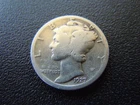1927 Mercury Silver Dime Coin