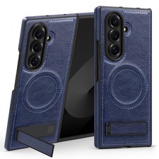 For Samsung Galaxy Z Fold 7 6 5 4 3 Magnetic Stand Leather Shockproof Phone Case