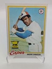 1978 Topps # 72 Andre Dawson (ROOKIE CUP) Baseball Card, Expos. rookie card picture