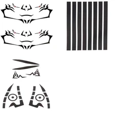 Anime Sukuna Tattoo Stickers Jjk Keychain Ring Temporary Tattoos Cosplay Prop (S