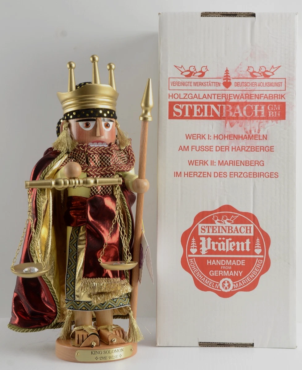 Steinbach King Solomon The Wise Nutcracker 17" Tall Limited ED 1243/7500