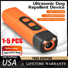 Ultrasonic Anti Bark Control Stop Barking Away Pet Dog Training Tool Portable US