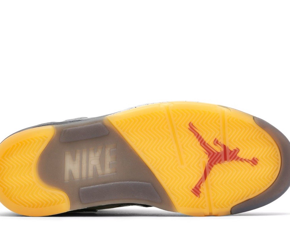 OFF WHITE X NIKE Nike air retro Jordan 5 x Off White UK 9 Mussola