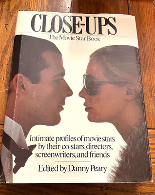 Close-Ups : The Movie Star Book Hardcover 1978 Illustrated