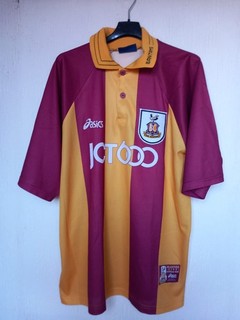 CAMISETA DE FÚTBOL BARDFORD CITY 1999 2001 CAMISETA CAMISETA ASICS DE COLECCIÓN