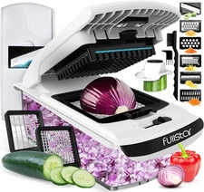 the Original Pro Chopper - Vegetable Chopper and Spiralizer, Food Chopper with C