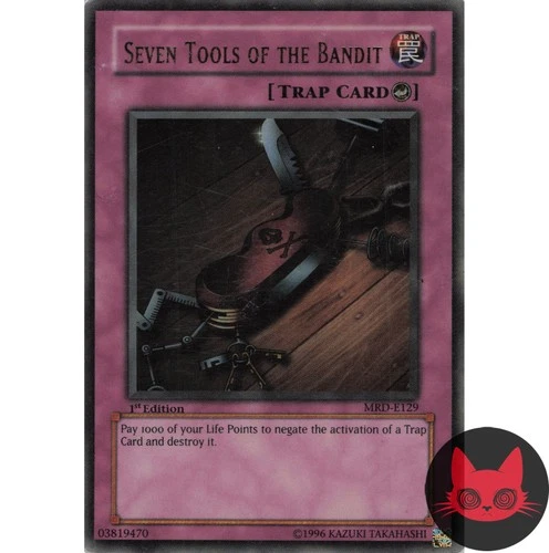 Yugioh Seven Tools of the Bandit MRD-E129 Ultra Rare 1st Edition LP