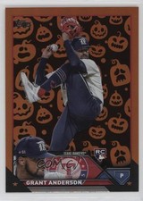 2023 Topps Update Jack-O'-Lantern Foil Grant Anderson #US141 19b1