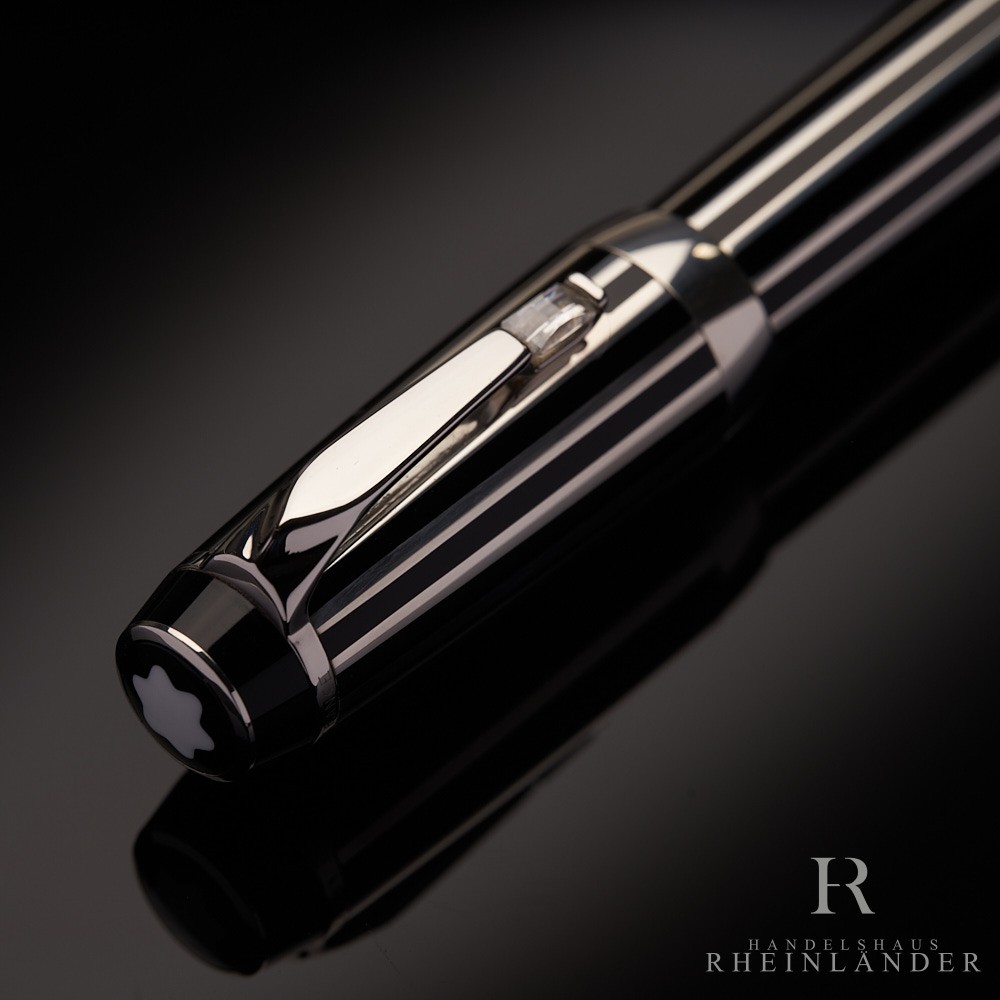 Montblanc Boheme Crystal Platinum Plated Line Fountain Pen Füller