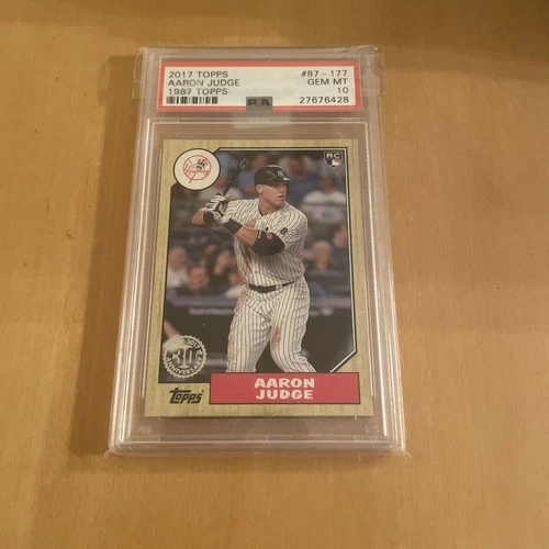 2017 Topps Aaron Judge 1987 topps #87-177 GEM MT psa 10
