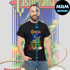 NEW ALL  3 CASTLEVANIA NES  BOX ART DESIGN T-SHIRT 2 COLORS S-5XL I , II or III