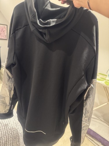 Adidas space hoodie, Nasa badges L, reflective sleeves. Thumb holes. RARE - Picture 3 of 4