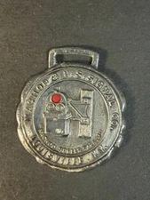 Vtg Nachod & United States Signal Co Louisville KY Railroad Crossing Watch Fob