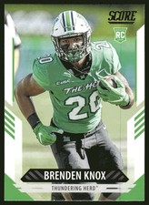 2021 Score #366 Brenden Knox NFL Football Card