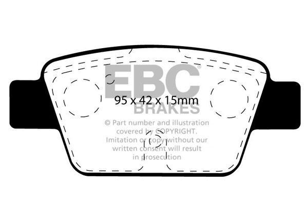 EBC DP31381C BRAKE PAD SET DISC BRAKE