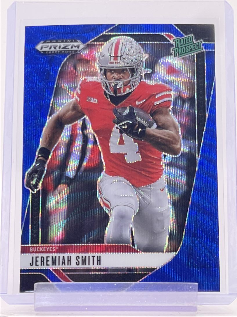 JEREMIAH SMITH 2025 PRIZM DRAFT RATED PROSPECT BLUE WAVE /299 Q1198