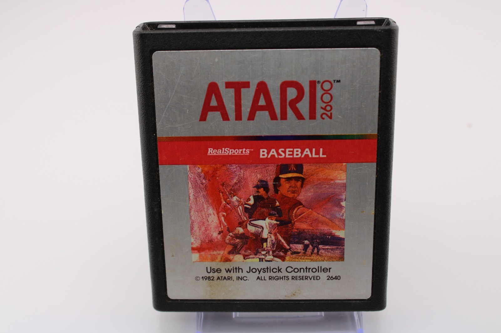 Pete Rose Baseball (Atari 2600, 1988) TESTED/WORKS