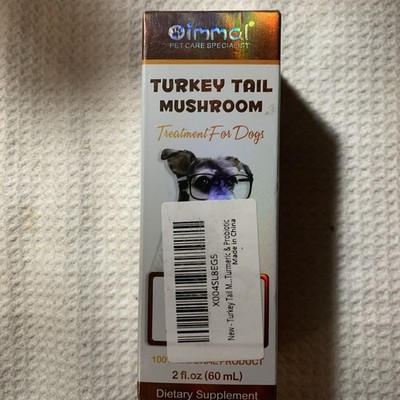 Oimmal Turkey Tail Mushroom Drops for Dogs with Probiotics & Turmeric - 2oz 6/28