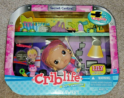 2011 Baby Alive Secret Central Crib Life Lily Sweet 6'' Baby Doll New Old Stock