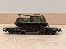 Schwerlastwagen mit Panzer H0 DB 1:87  Roco