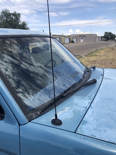 21" Black Stainless Antenna Mast Power Radio for FORD BRONCO 1980-1996 Brand New - Picture 4 of 17