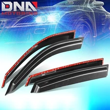 For 2001-2010 Chrysler PT Cruiser Tape-On Window Visors Sun Deflector Rain Guard