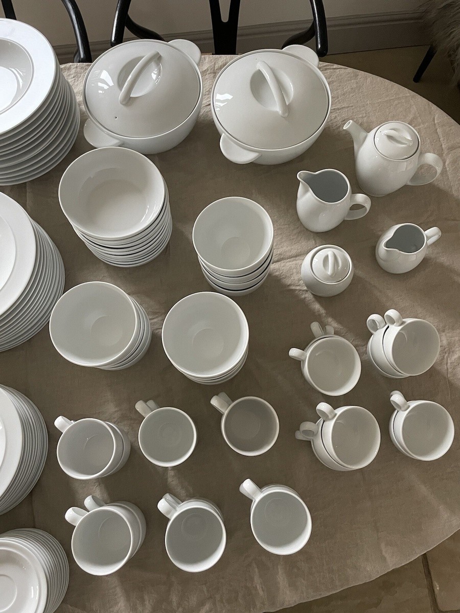 Denby White 119 Piece Porcelain Collection UK