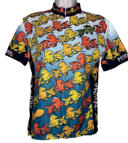 Primal Wear Vintage Fish Goldfish Bike Shirt Womens Sz L - Picture 2 of 10