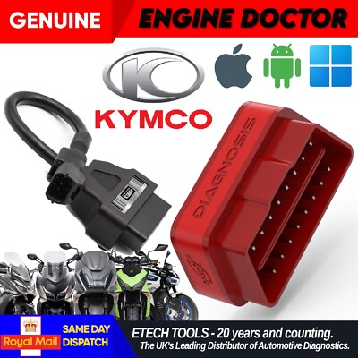 OBD2 Bluetooth Motorfehlercode Scanner Diagnosegerät für Kymco Motorräder