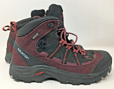 Salomon Authentic Ltr GTX Phantom/Fudge/Mineral Red Boots Women's Size 7.5 w/Box