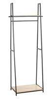 Haku Standgarderobe Schwarz-Eiche KleiderstäNder GarderobenstäNder Garderobe