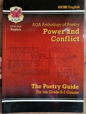 GCSE, exam, English, AQA, Power & Conflict ,Poetry Anthology, poetry guide