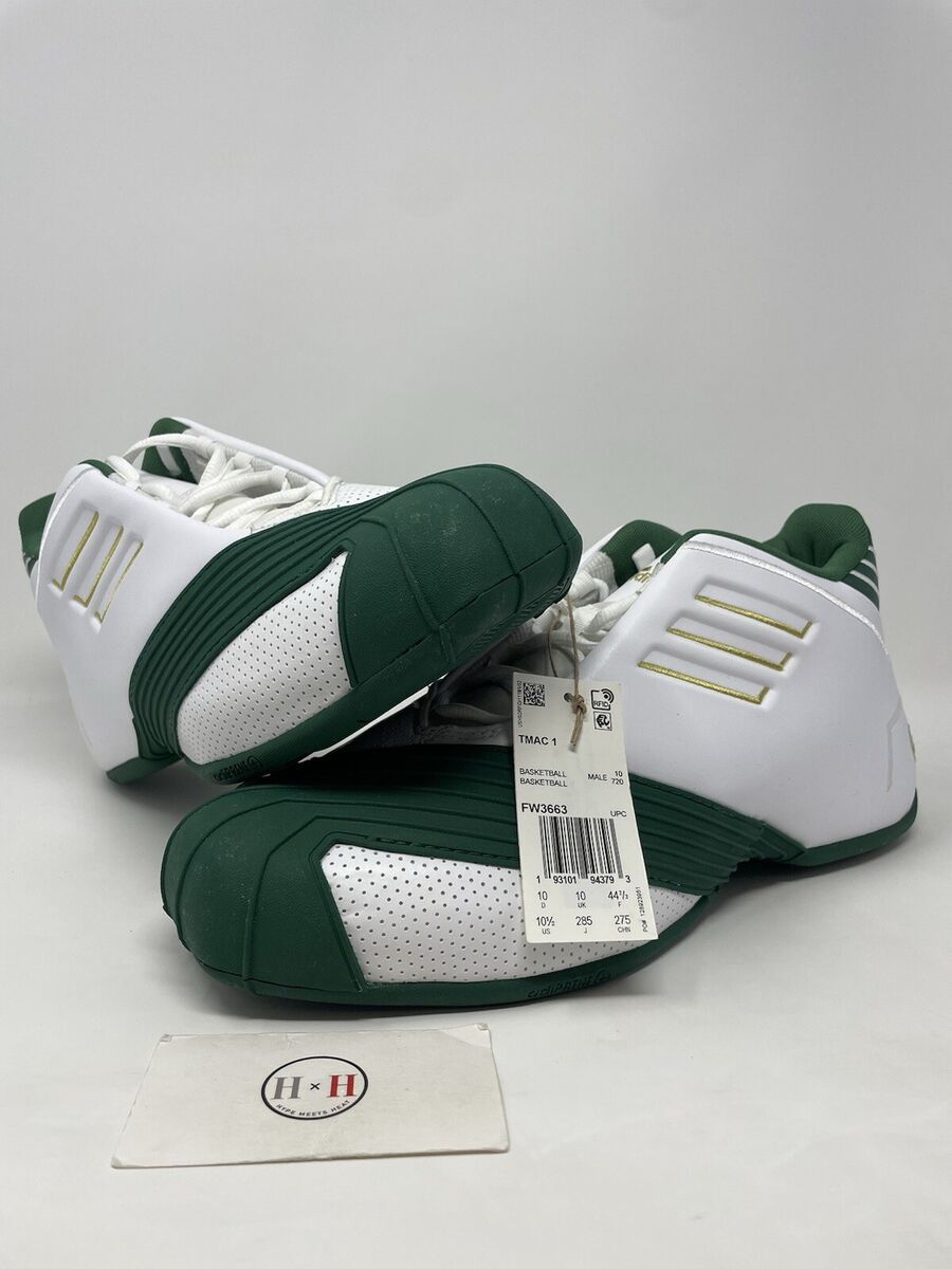 New T-Mac 1 White Team Dark Green 2022 Size 10.5 FW3663 New T-Mac 1 White Team Dark Green 2022 Size 10.5 FW3663