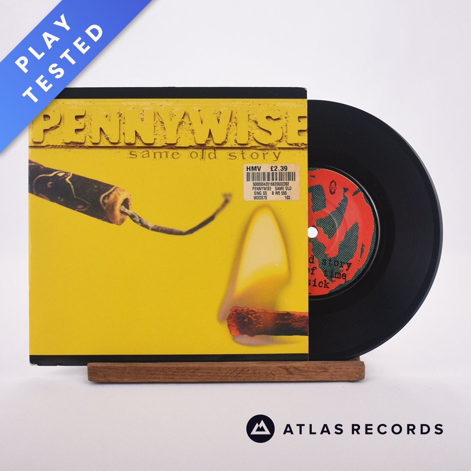 Pennywise - Same Old Story - 7"" Vinyl Record - VG+/VG+