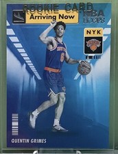 ✈️Quentin Grimes Arriving Now NY Knicks 2021-22 Panini Hoops Basketball ✈️