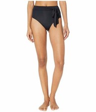 Vitamin A Swimwear Lola Bottoms in Black L75620 Women's Size 8 Medium