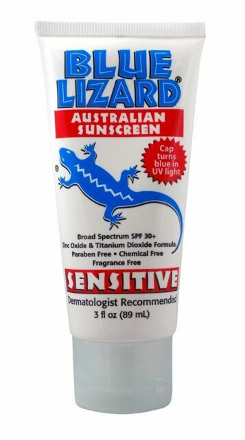 blue lizard sunscreen white cast