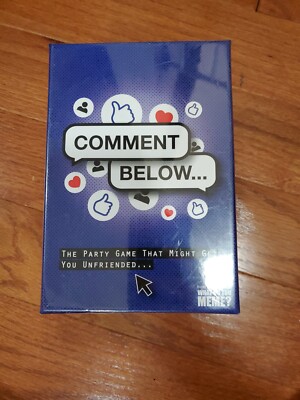 Comment Below - Adult Party Game by What Do You Meme?
