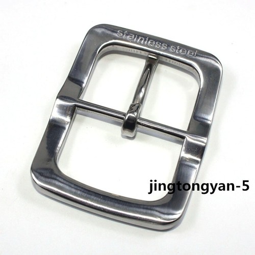 Stainless Steel Belt Buckle Men's Pin Belt Buckles Fits For 40mm Wide Belt - Picture 3 of 5