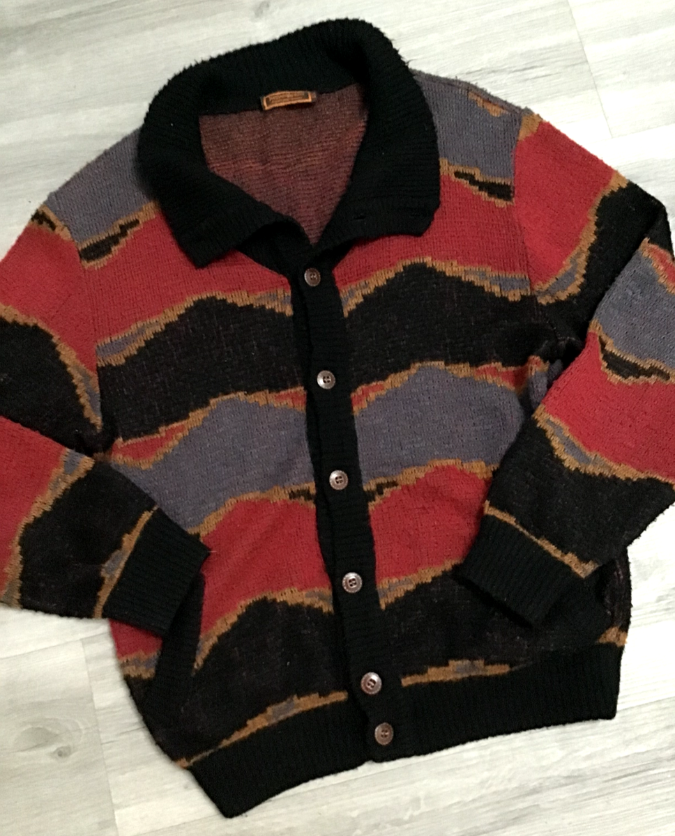 トップス YVES SAINT LAURENT vintage cardigan YSL Vintage Yves Saint Laurent Variation Knit Cardigan | eBay